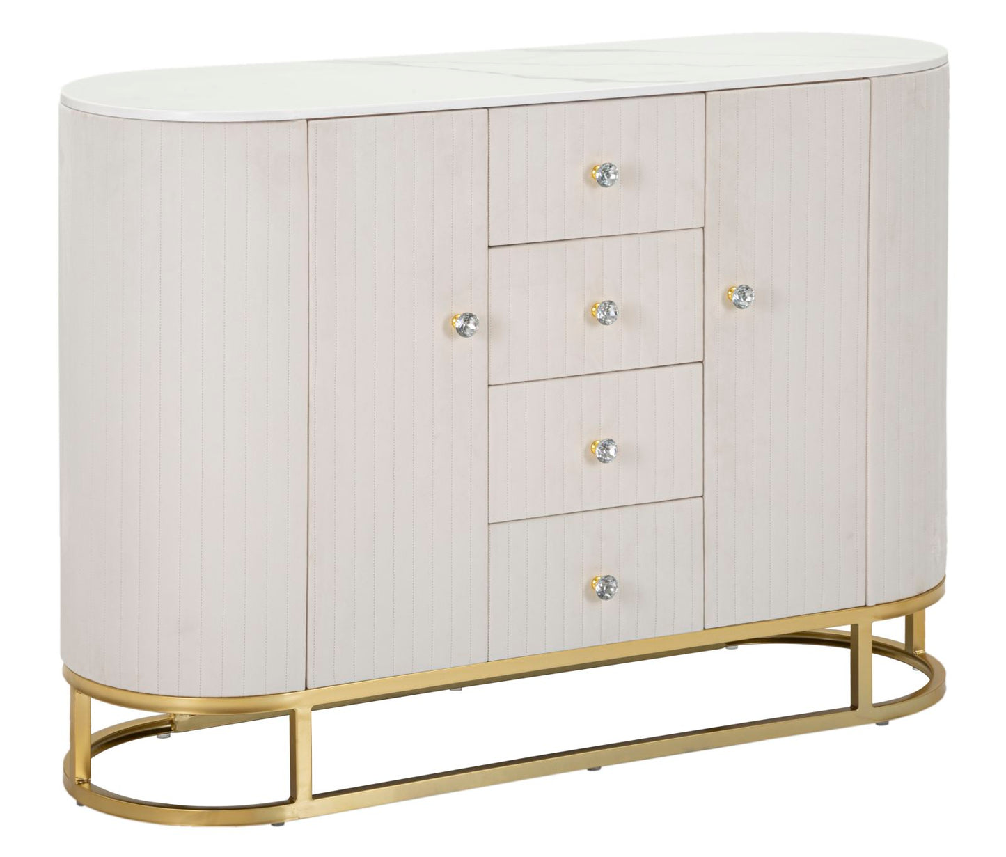 Kast Montpellier Cream 120×40×85 cm