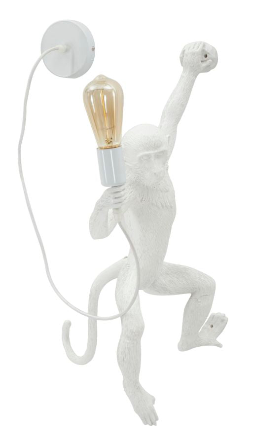 Wandlamp Monkey White 32×32×64 cm