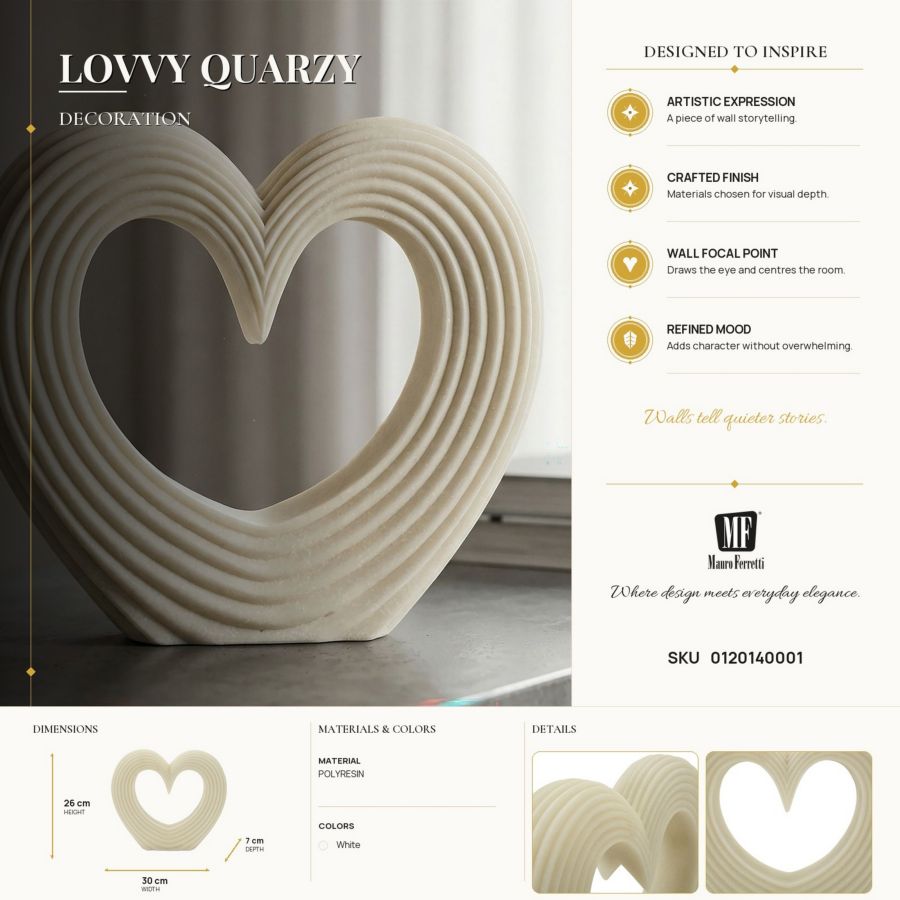Decoratie Lovvy Quarzy 30×7×26 cm