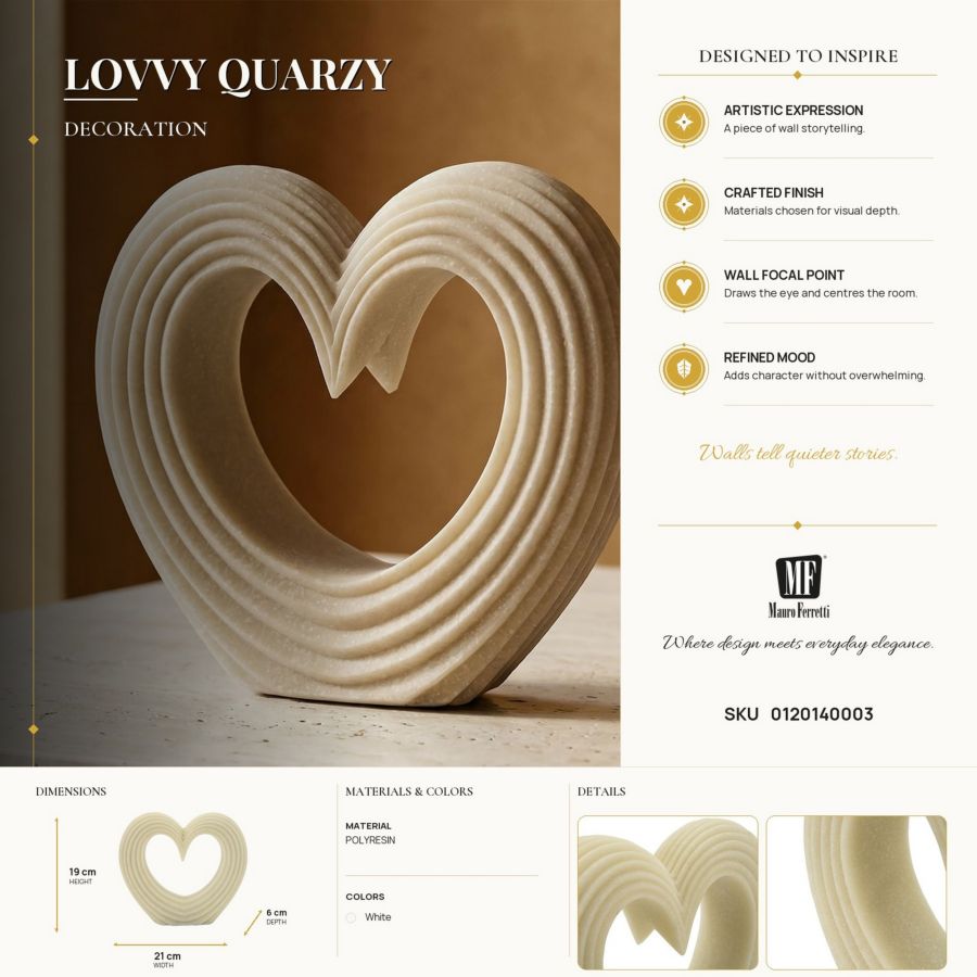 Decoratie Lovvy Quarzy 21×6×19 cm