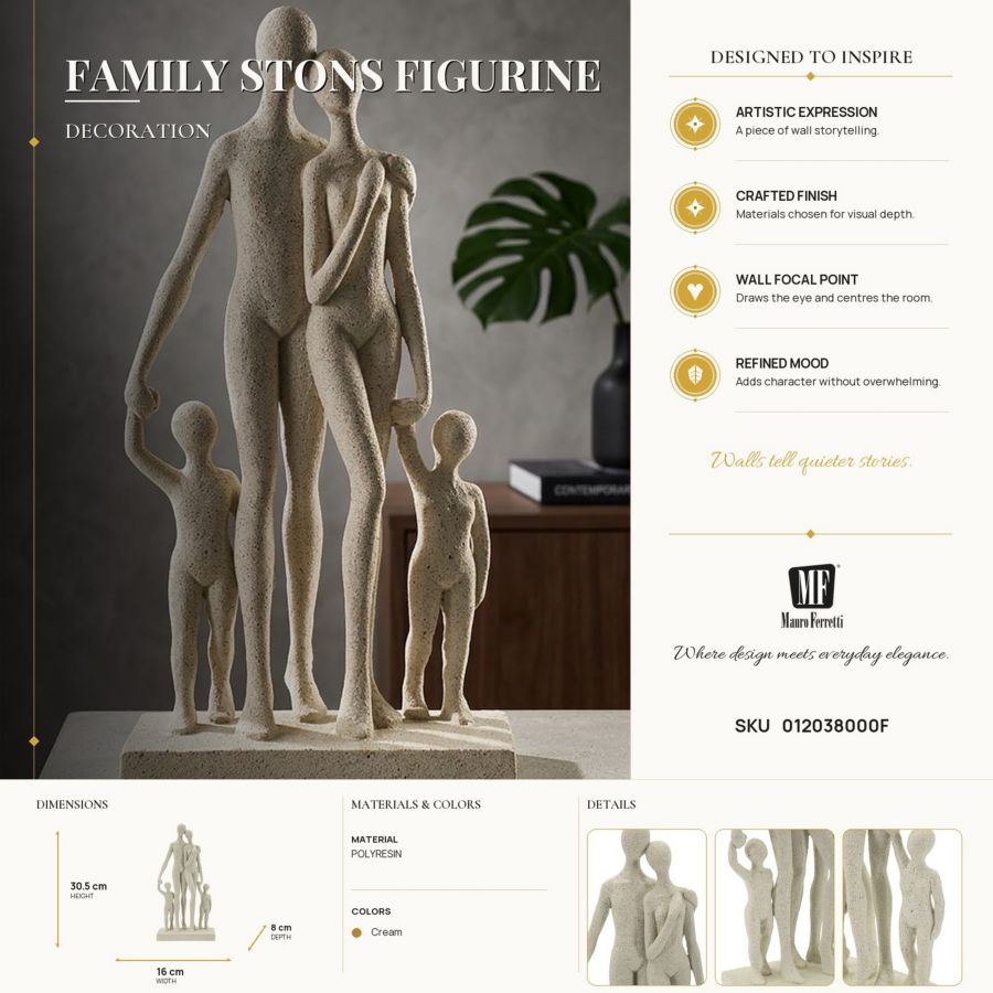 Decoratie Family Stons Figurine 16×8×30,5 cm