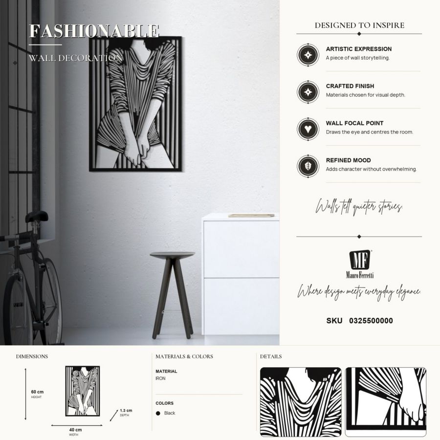 Wandpaneel Fashionable 40×1,3×60 cm