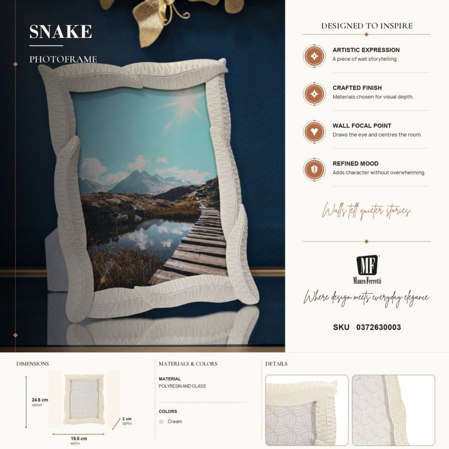 Fotolijst Snake 19,8×2×24,8 cm