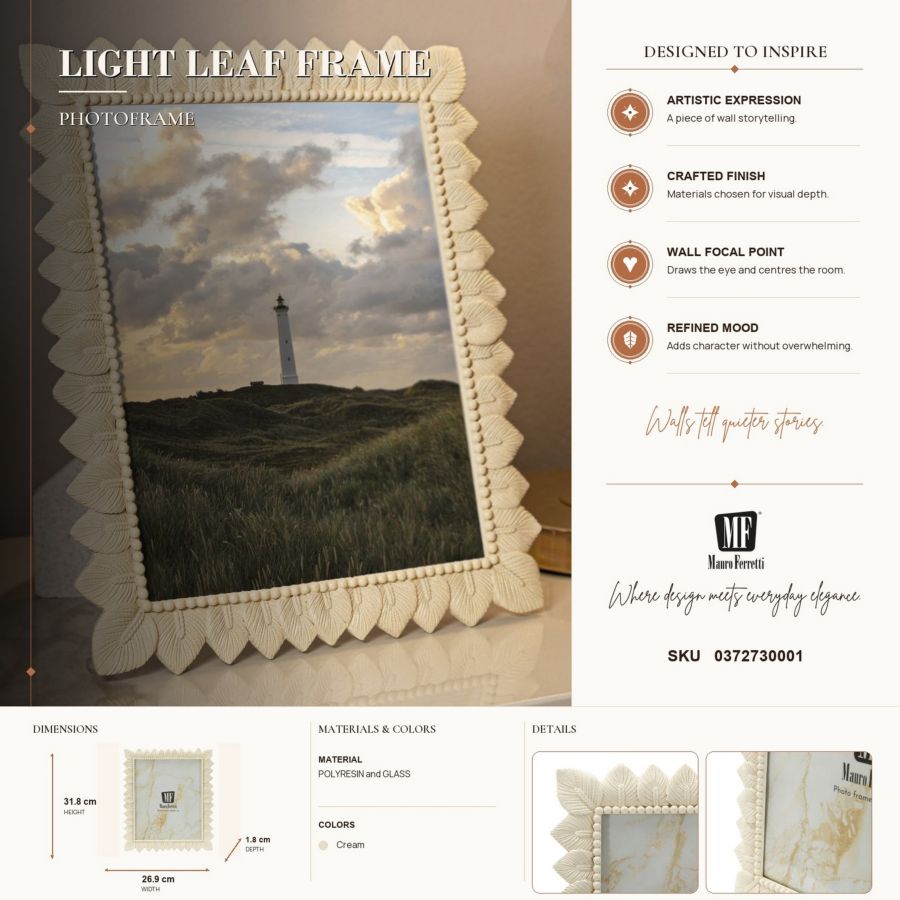 Fotolijst Light Leaf Frame 26,9×1,8×31,8 cm
