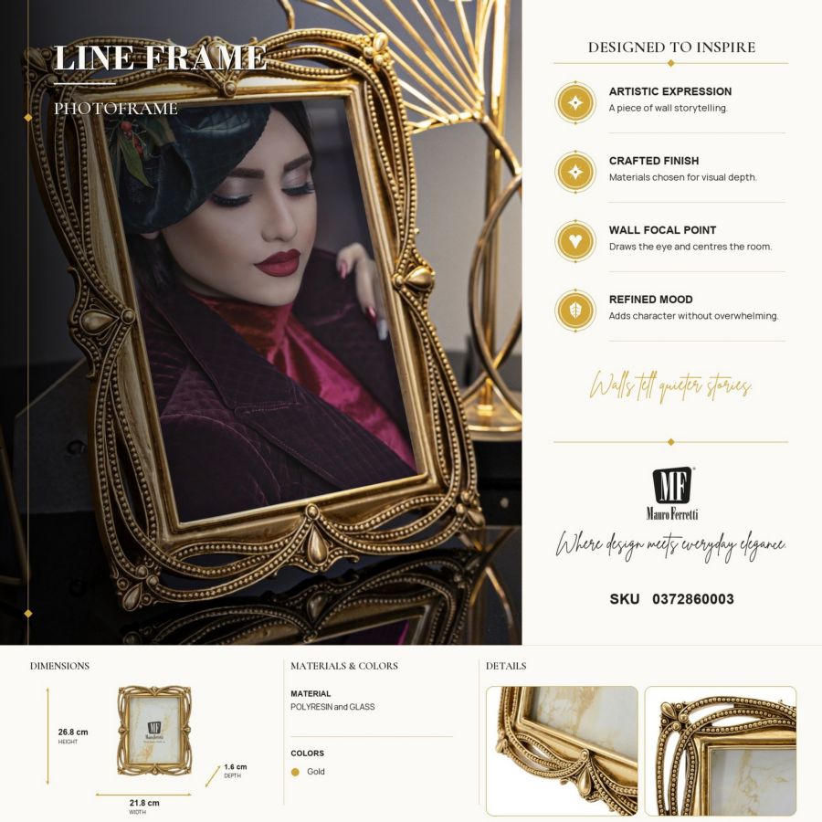 Fotolijst Line Frame 21,8×1,6×26,8 cm