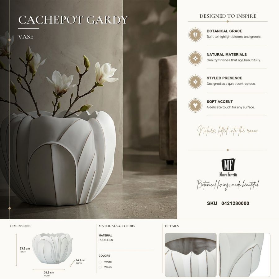 Vaas Cachepot Gardy Ø 34,5×23,5 cm
