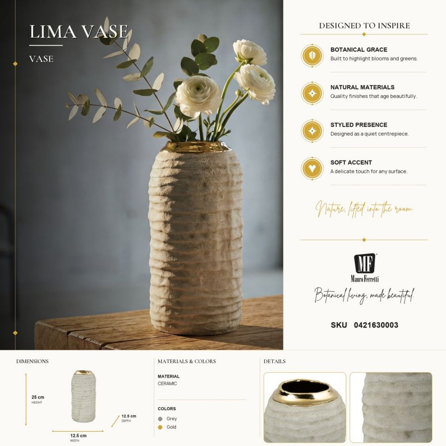 Vaas Lima Vase Ø 12,5×25 cm