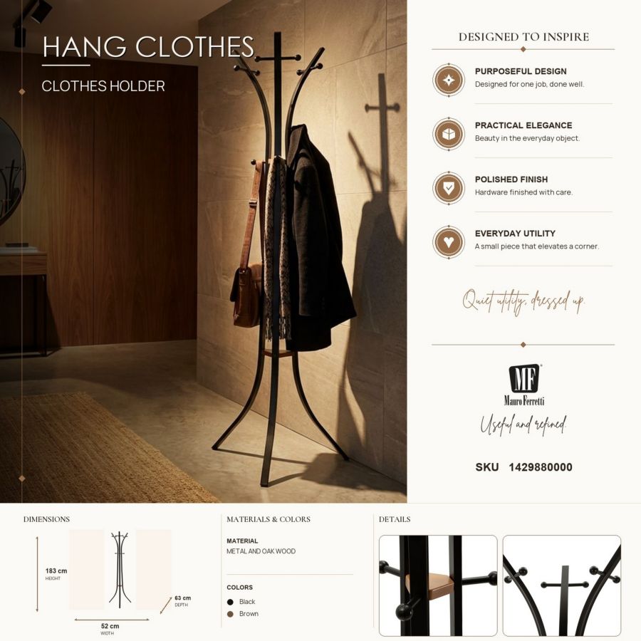 Kapstok Hang Clothes X Ø 52×63×183 cm