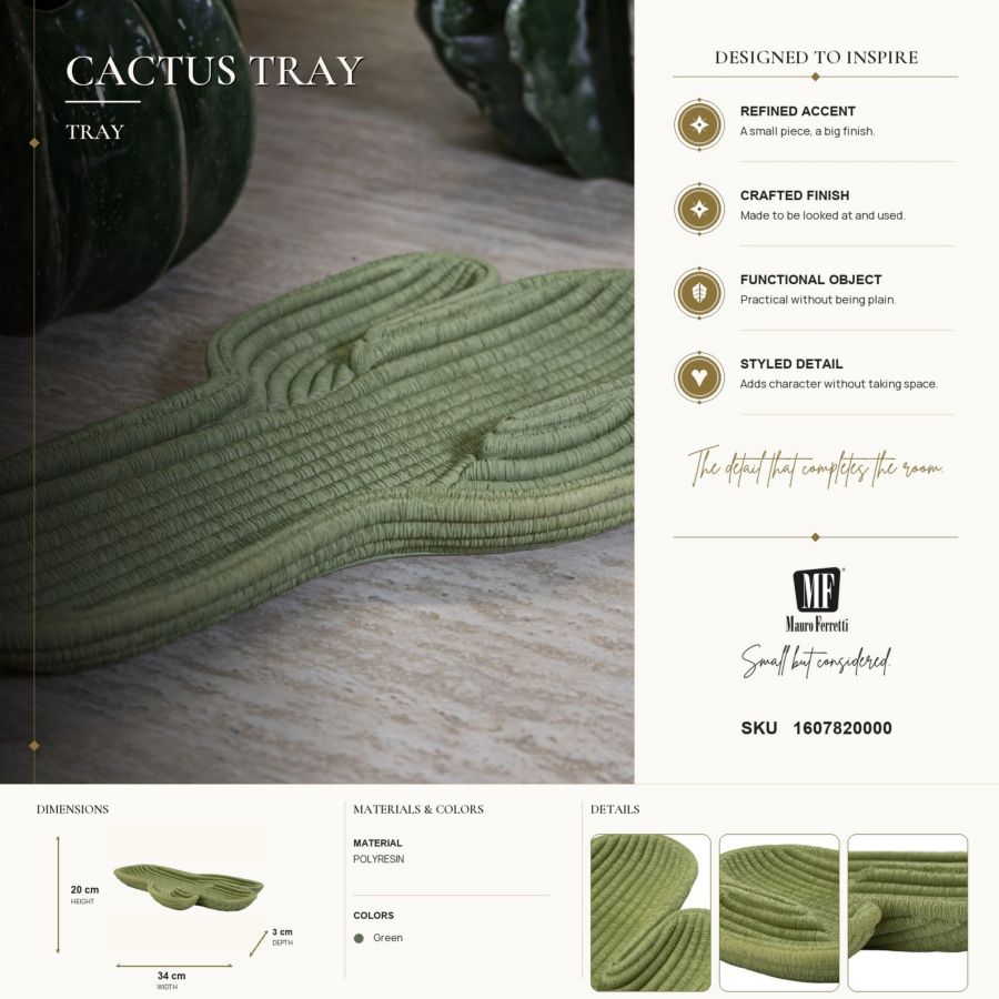 Dienblad Cactus Tray 34×20×3 cm