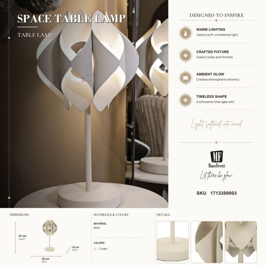 Tafellamp Space Table Lamp Ø 28×57 cm