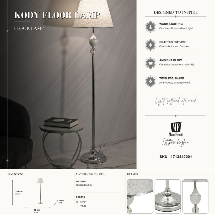 Vloerlamp Kody Floor Lamp Ø 40×158 cm