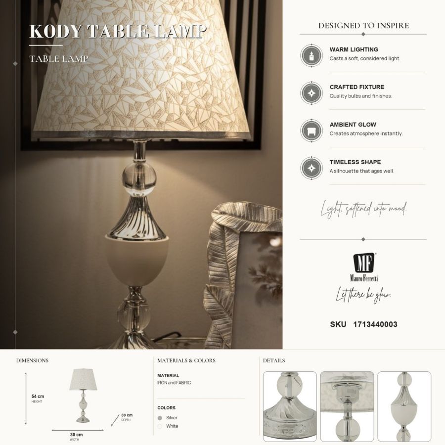 Tafellamp Kody Table Lamp Ø 30×54 cm