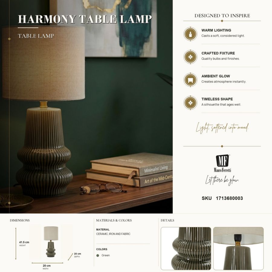 Tafellamp Harmony Table Lamp Ø 20×41,5 cm