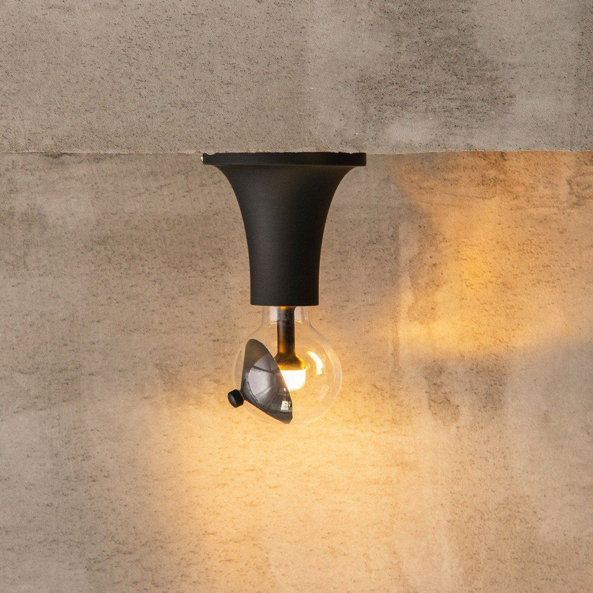 Home Sweet Home LED lamp Cone zwart-goud G80 E27 3W 220Lm 2700K