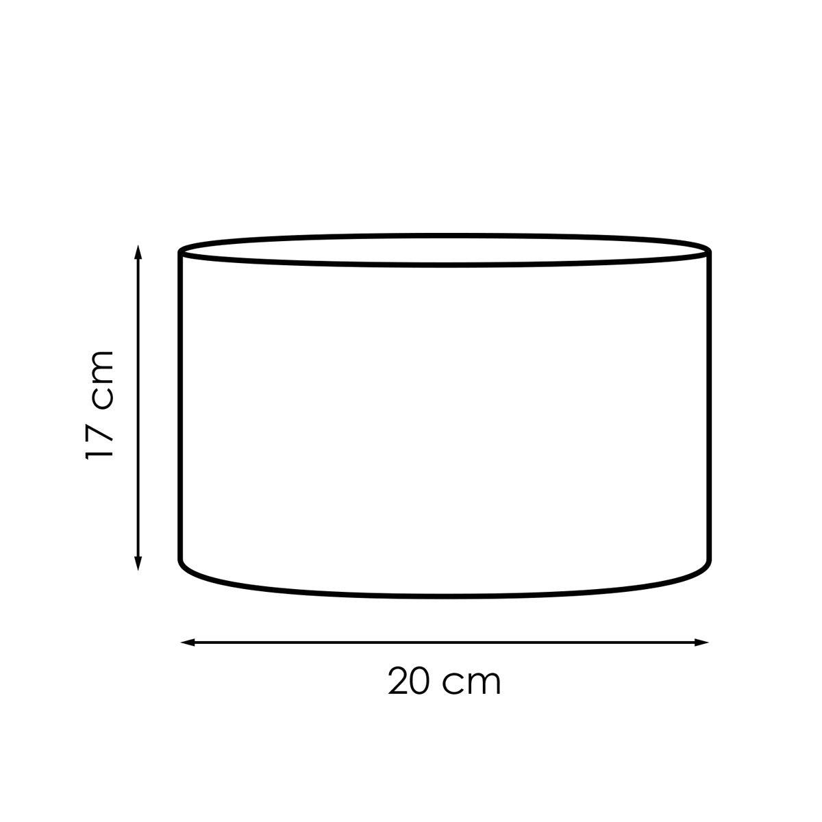 Home Sweet Home Lampenkap Canvas petrol - B:20xD:20xH:17cm