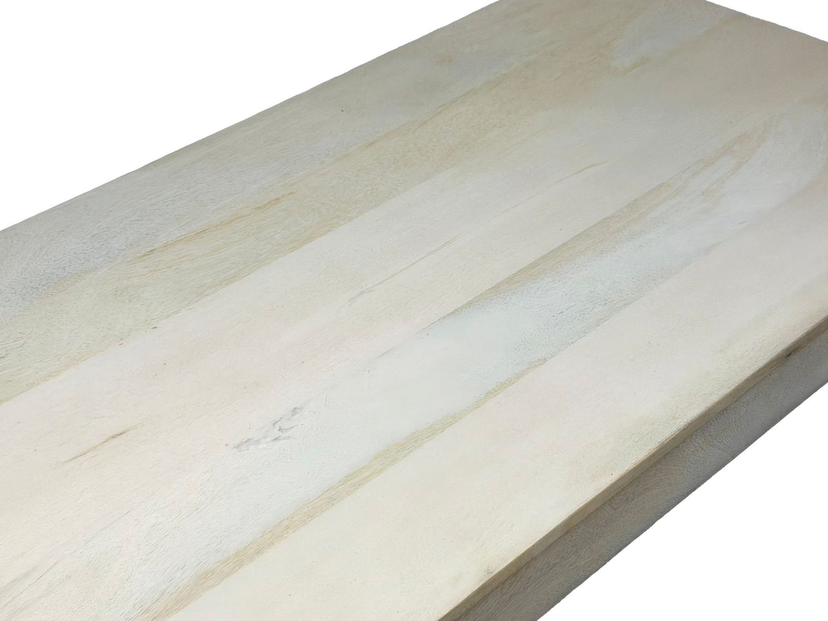 Eettafel Massief Hout Mango 120x60 cm White Wash