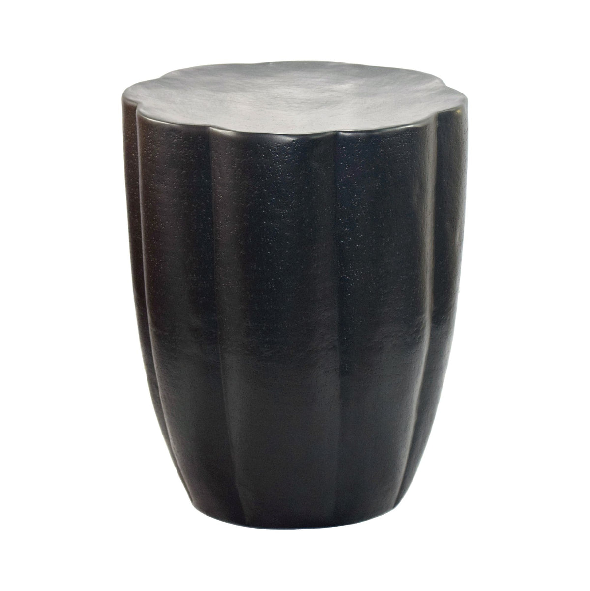 Bijzettafel Aluminium Zwart 41cm Ronde Aanrechttafel