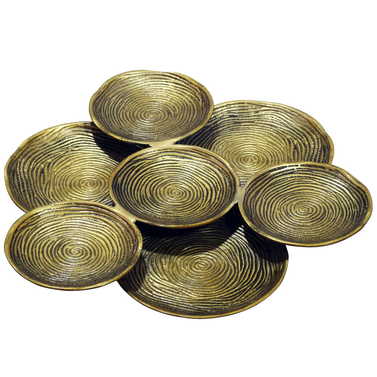 Decoratieschaal Goud Aluminium 44cm Rond