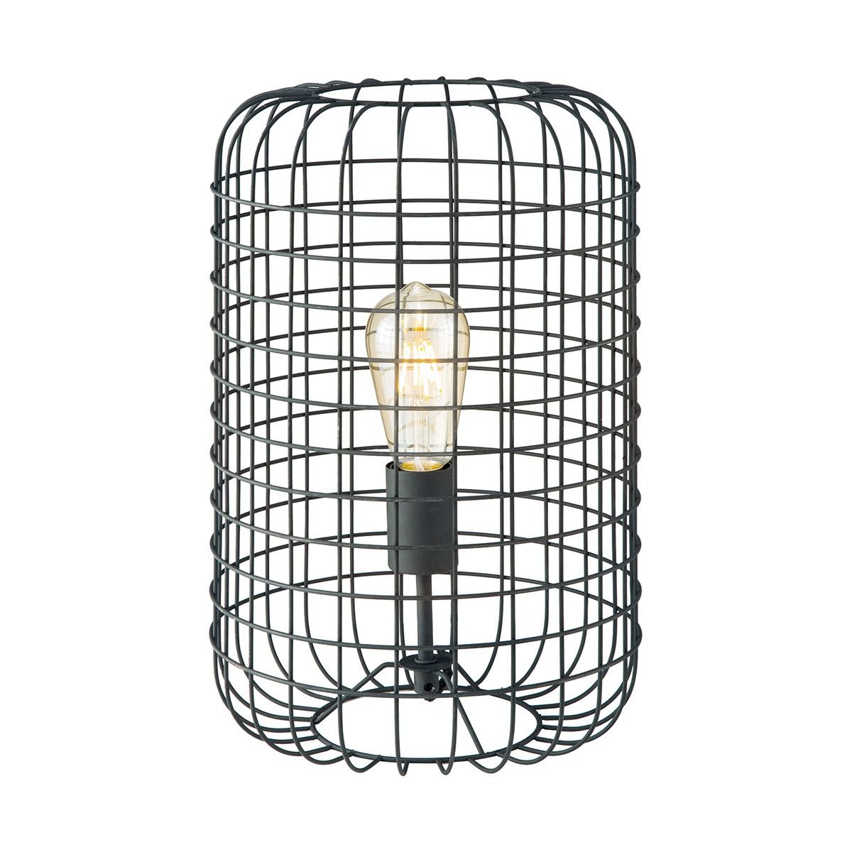 Home Sweet Home tafellamp Netting - Zwart - 26/26/40cm - bedlampje