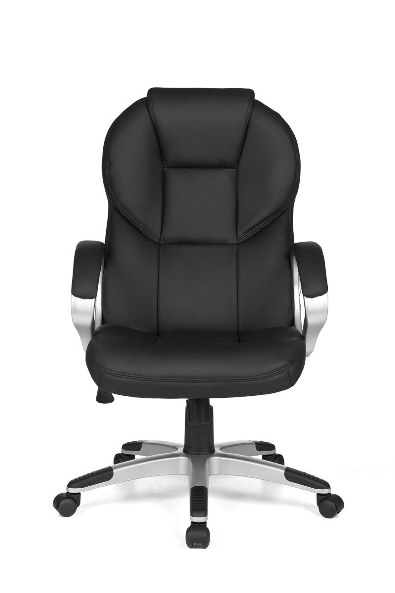 bureaustoel Matera kunstleer zwart Bureaustoel design stoel stoel met X-XL bekleding