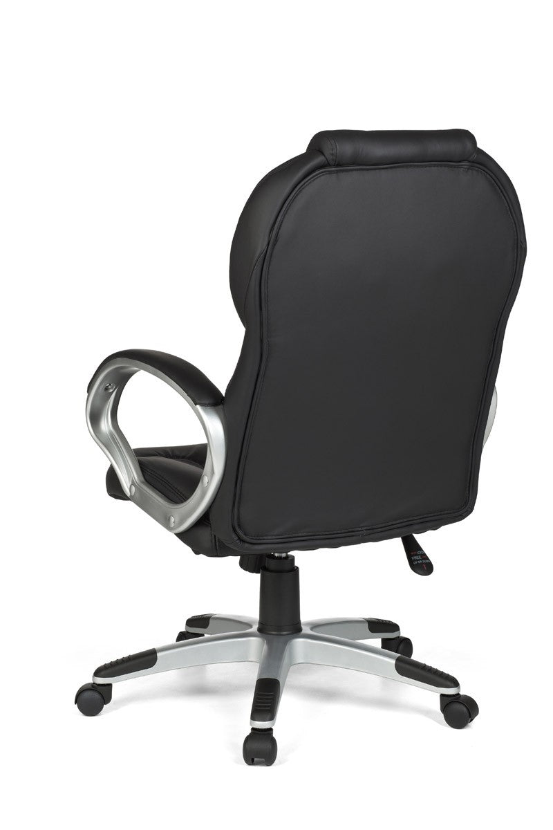 bureaustoel Matera kunstleer zwart Bureaustoel design stoel stoel met X-XL bekleding