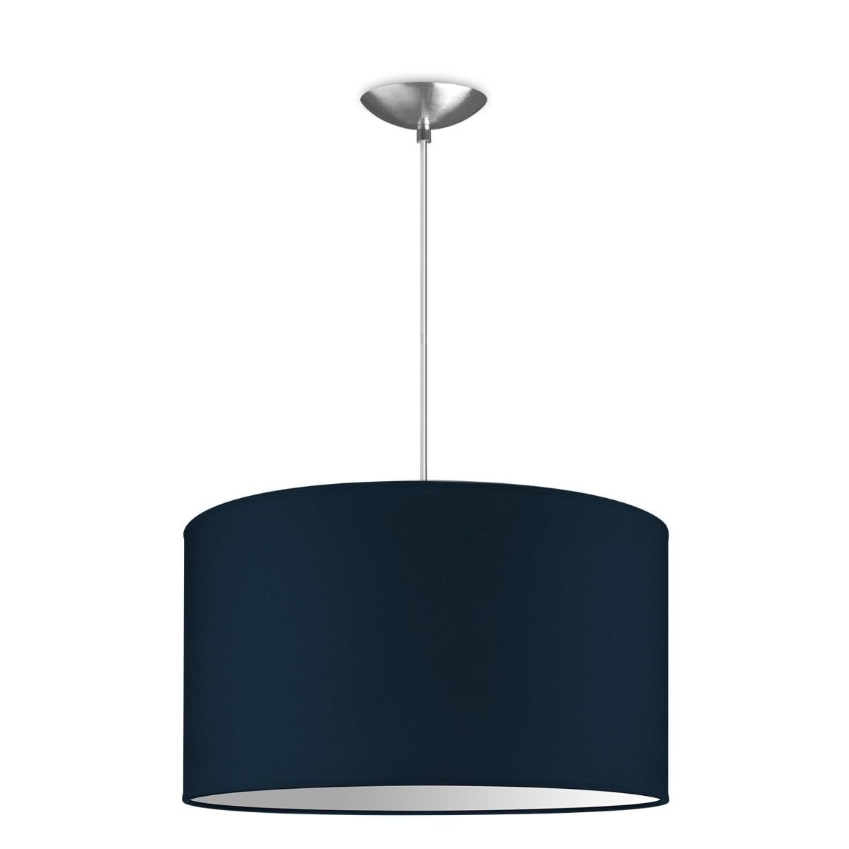 Home Sweet Home hanglamp Bling met lampenkap, E27, donkerblauw, 40cm