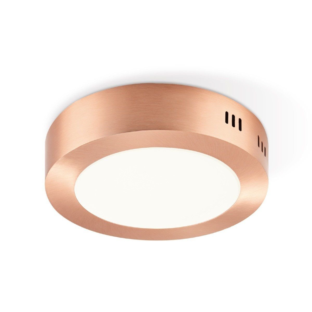 Home Sweet Home LED Plafondlamp Ska - Koper - Rond 17/17/3.6cm