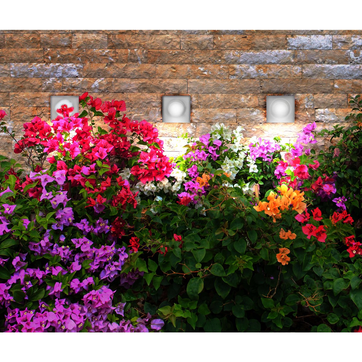 Het opzetten van "Miro" 8,5 x 8,5 cm, 6,5 cm diep, wit metaal, mat acryl, 6 watt, warm wit