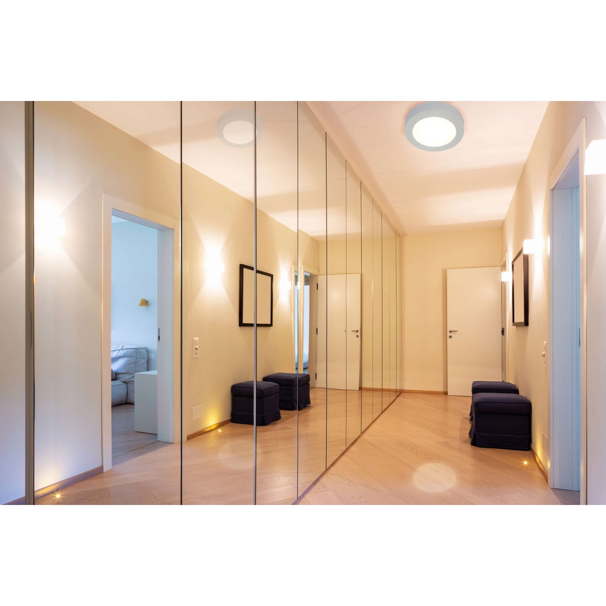 LED -plafondlicht "simplex" D: 12 cm