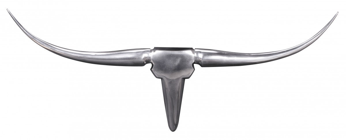 S wanddecoratie 74cm breed aluminium aluminium zilver aluminium decoratie wandgewei ontwerp decoratie