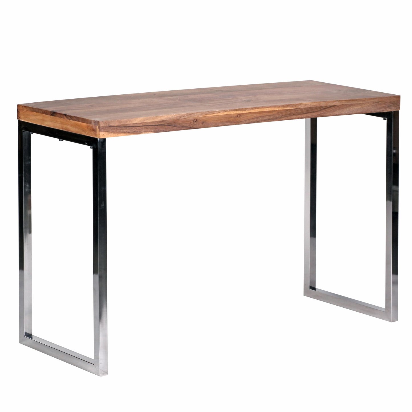 consoletafel GUNA massief houten acacia console met metalen poten bureau 120 x 45 cm landelijke dressoir
