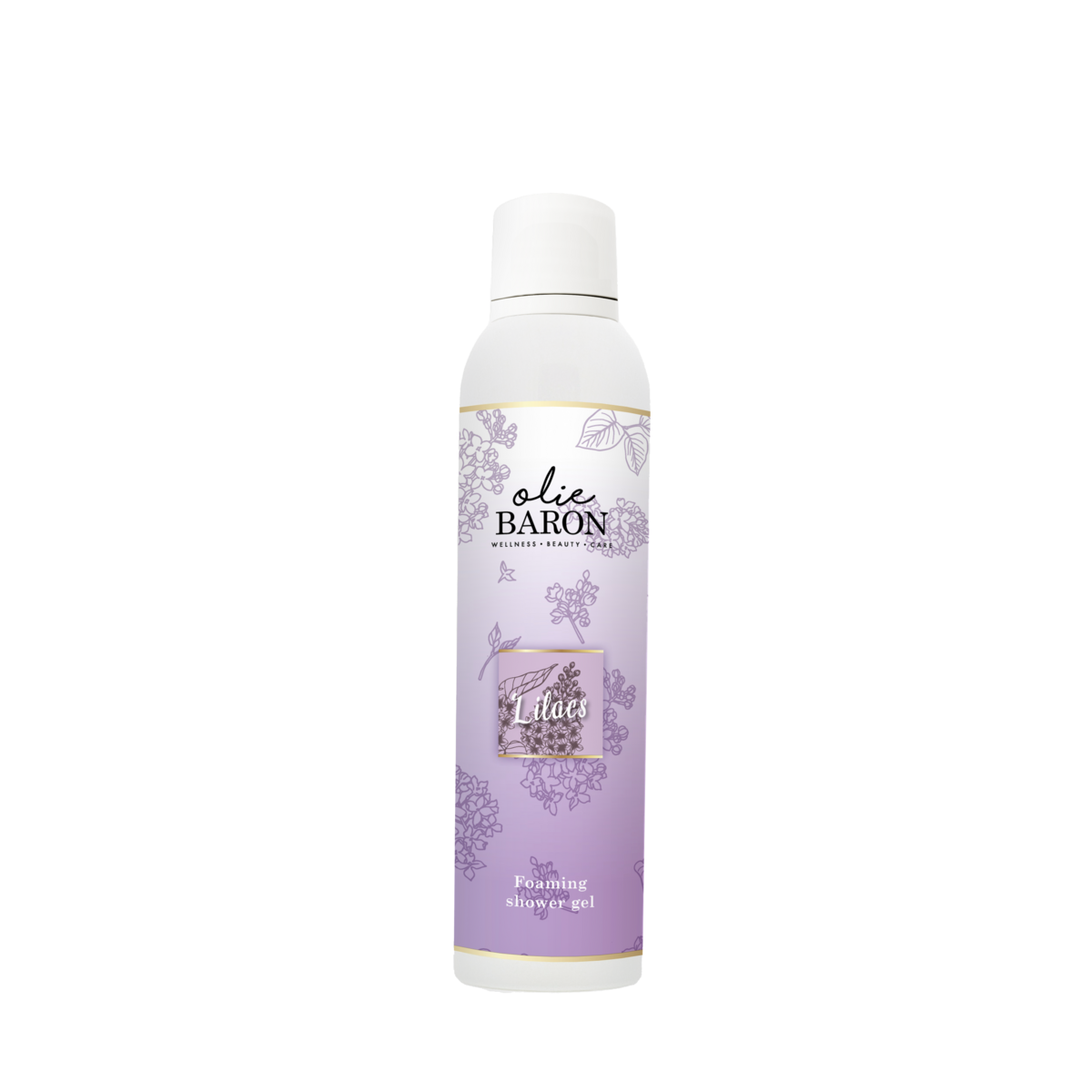 De Oliebaron® - Foaming shower gel - Lilacs - 200 ml