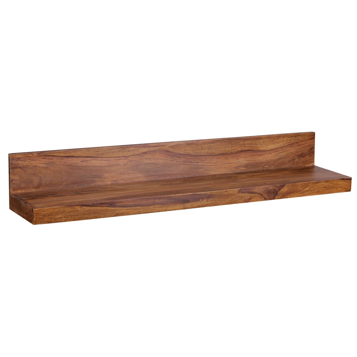 wandplank MUMBAI massief hout sheesham houten plank 110 cm landelijke stijl hangende plank echt houten wandplank natuurlijk product