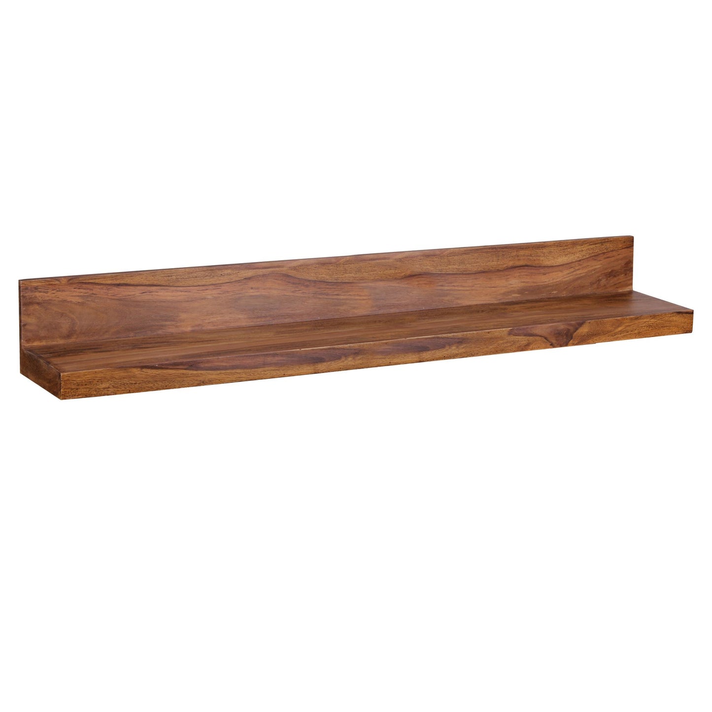 wandplank MUMBAI massief hout sheesham houten plank 140 cm landelijke stijl hangende plank echt houten wandplank natuurlijk product