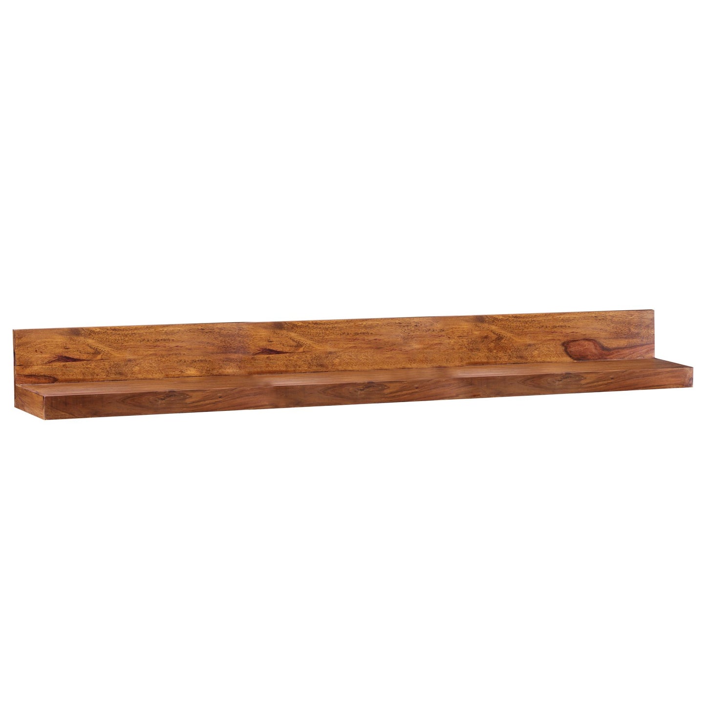 wandplank MUMBAI massief hout sheesham houten plank 160 cm landelijke stijl hangende plank echt houten wandplank natuurlijk product