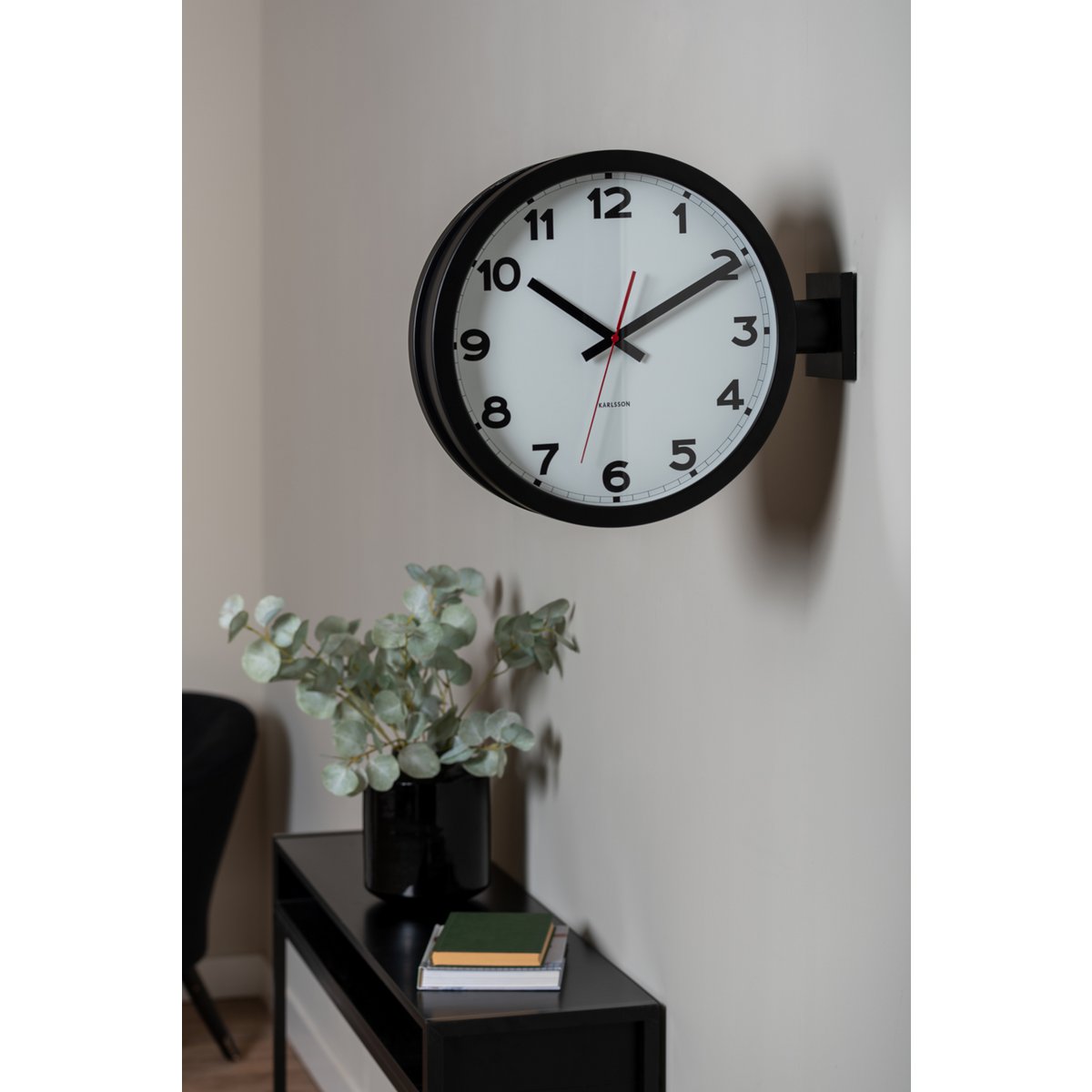 Wandklok Nieuw Klassiek Dubbelzijdig