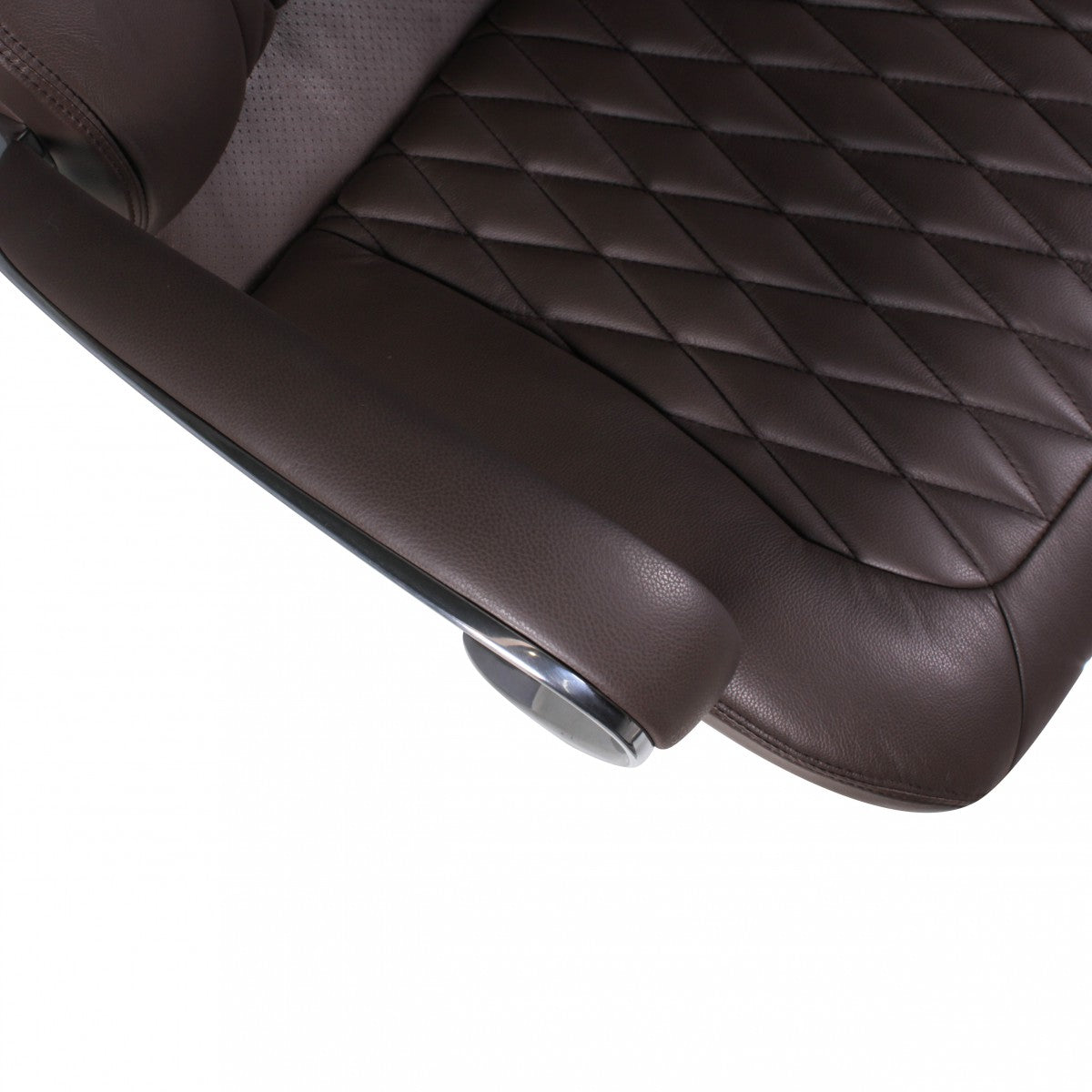bureaustoel MONTEREY lederen bruine bureaustoel 120KG Executive stoel hoge rug met hoofdsteun X-XL