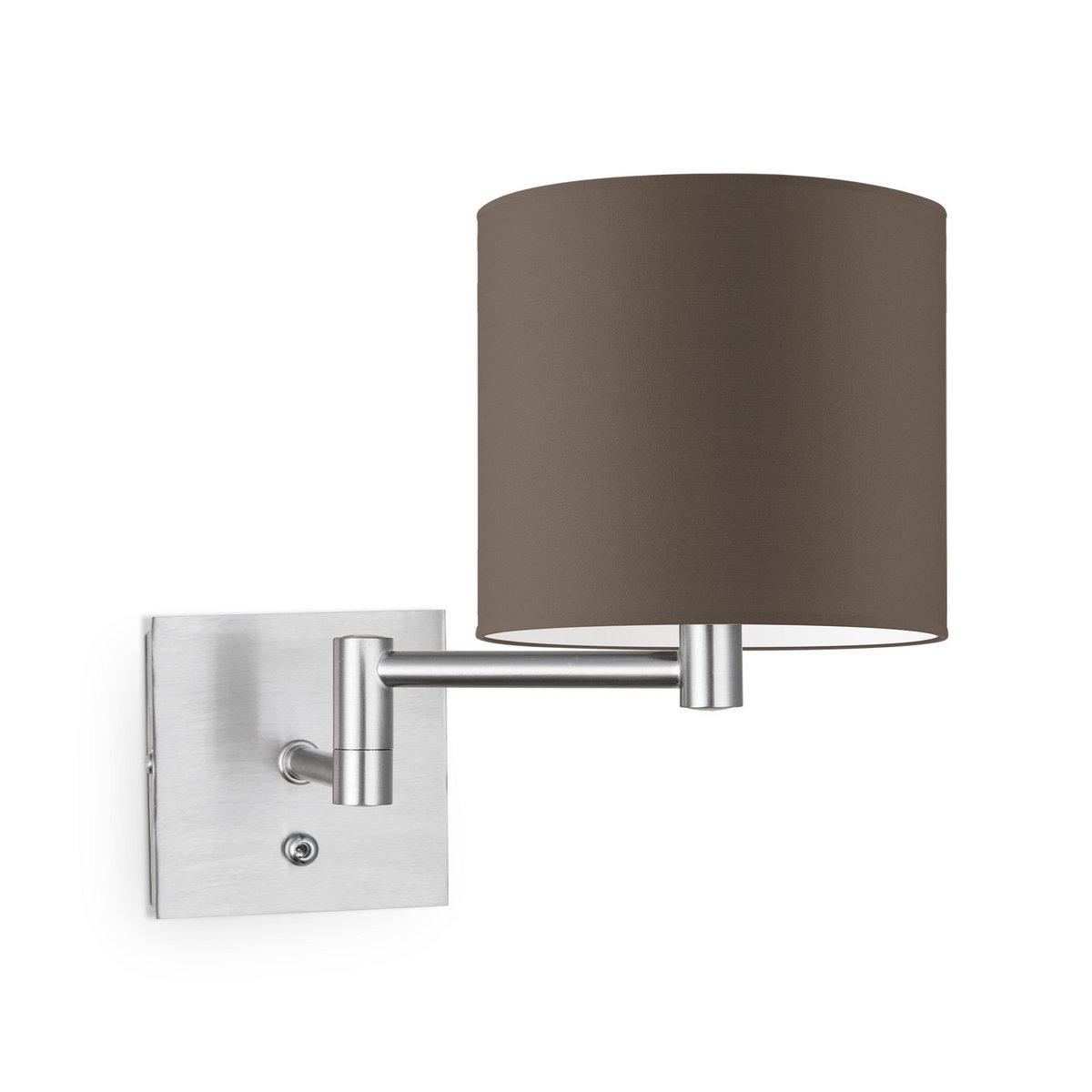 Home Sweet Home Wandlamp - Schommel, E27, taupe Lampenkap 20x17cm