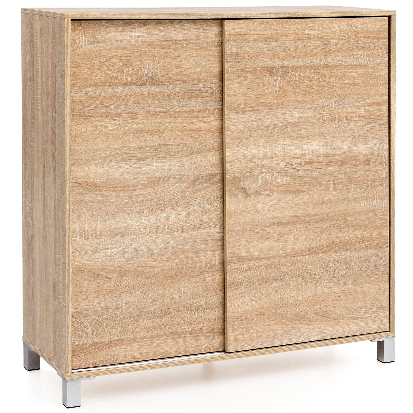 Schoenenkast WL5.713 hout Sonoma 100x108x37,5 cm plank hoog Design schoenenrek Large 20 paar schoenen Shoe shelf hallway | Opslagruimte voor schoenen | Opbergmeubel voor schoenen Modern XXL