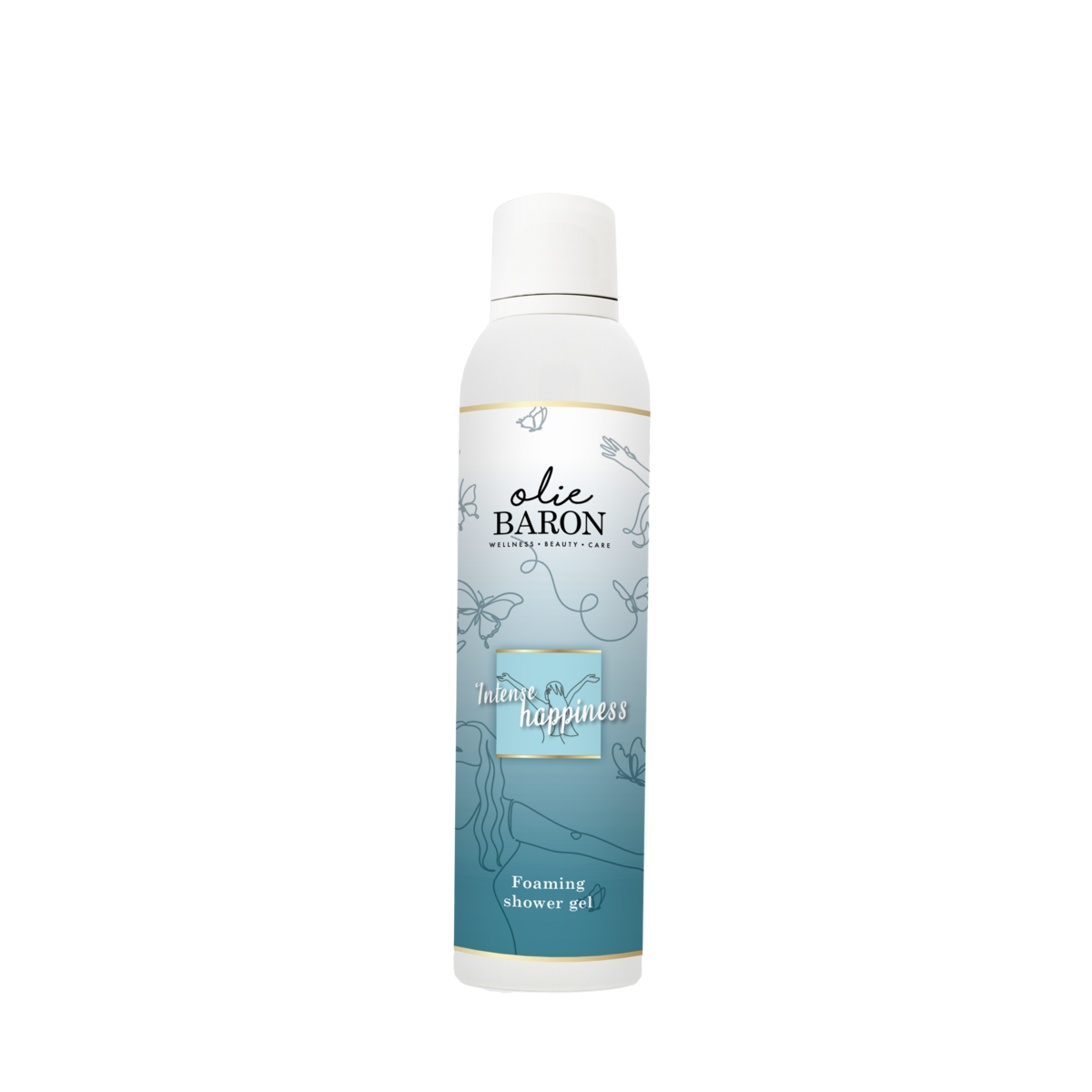 De Oliebaron® - Foaming shower gel - Intense happiness - 200 ml