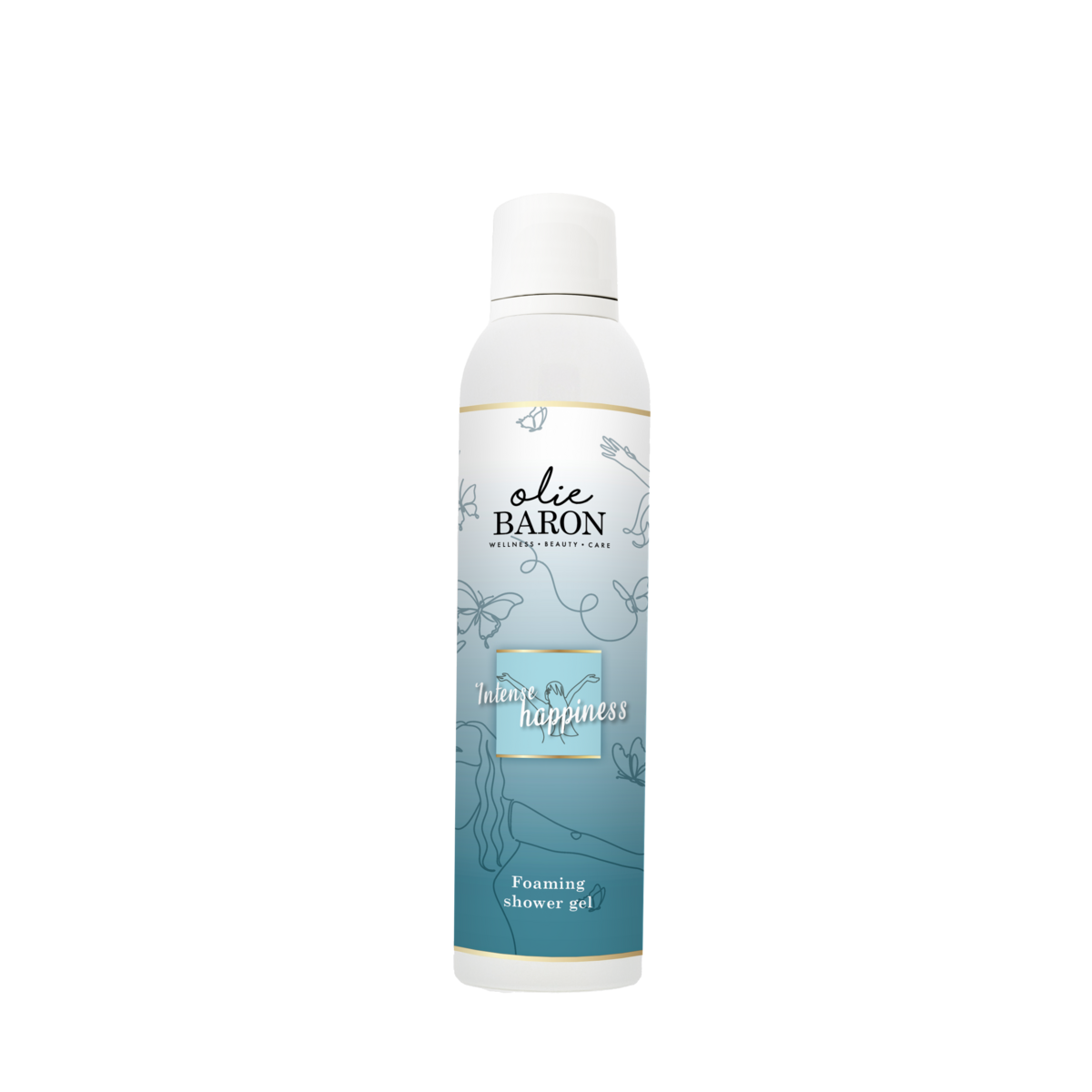 De Oliebaron® - Foaming shower gel - Intense happiness - 200 ml