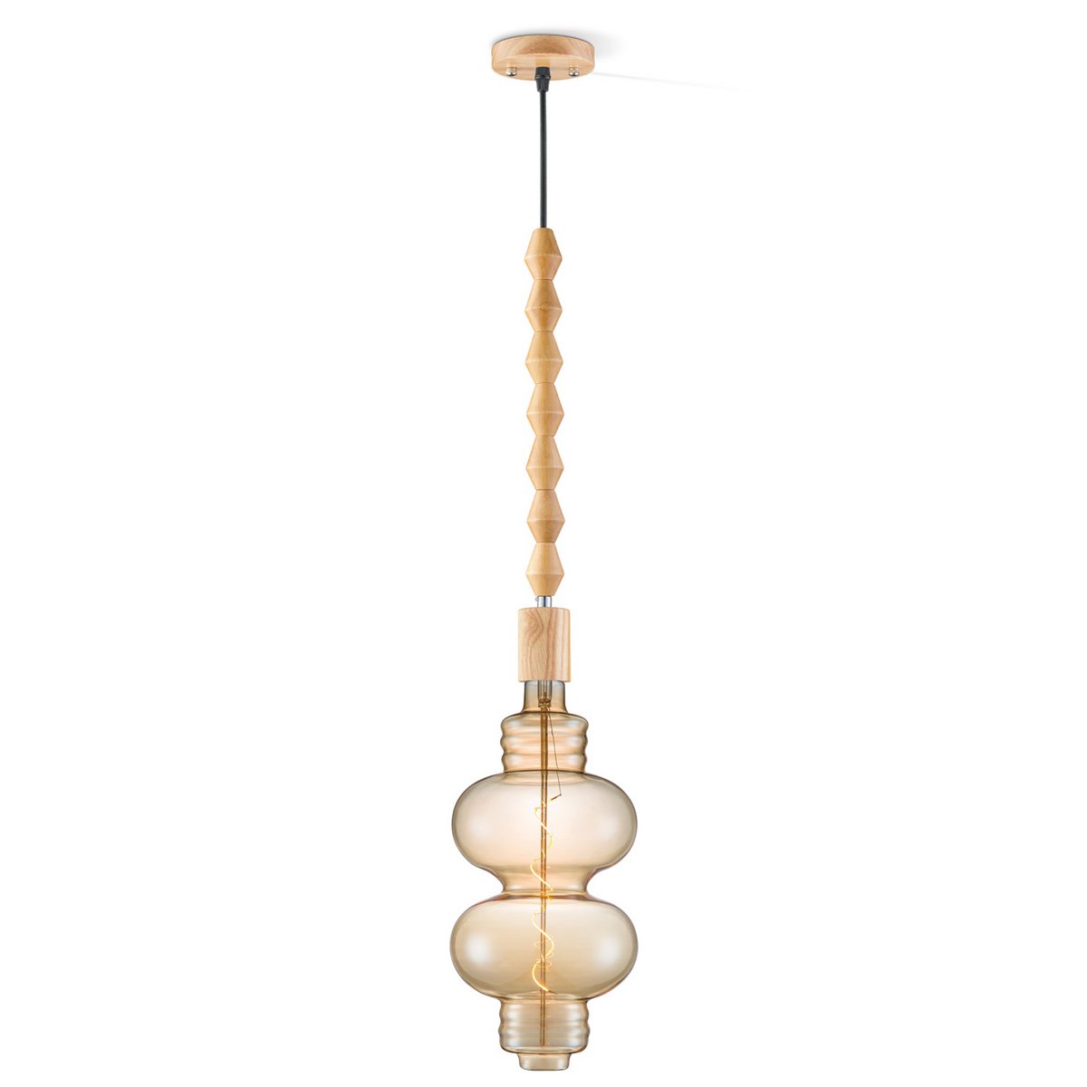 Home Sweet Home hanglamp Dana Diabolo LED G180 lamp dimbaar E27 amber