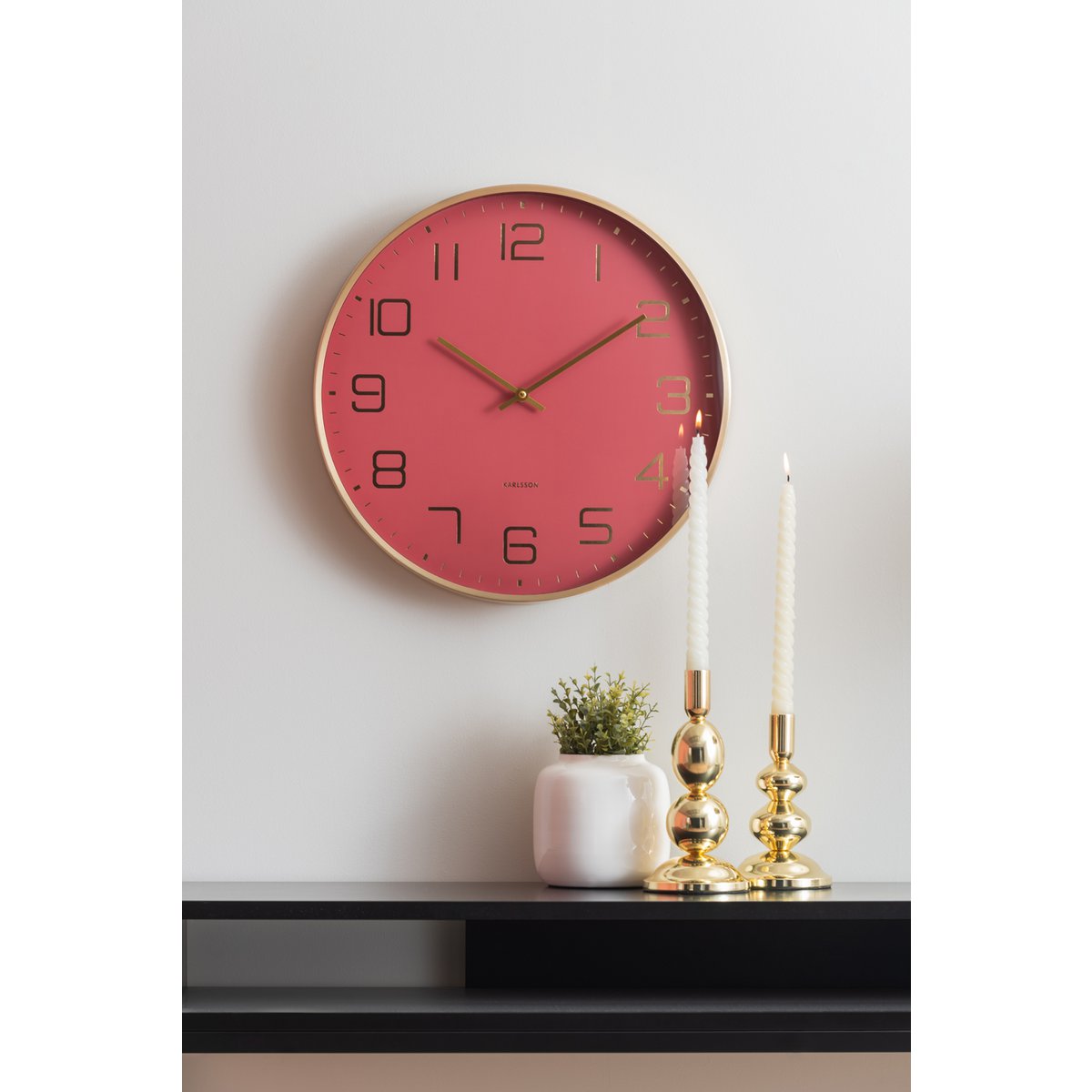 Wandklok Elegantie Glow