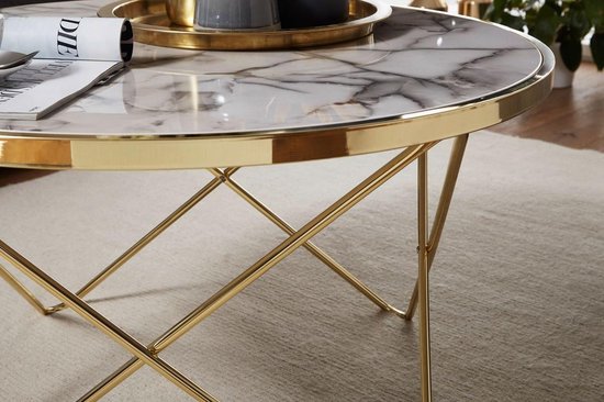 Sky Style Marmer Gold Salontafel