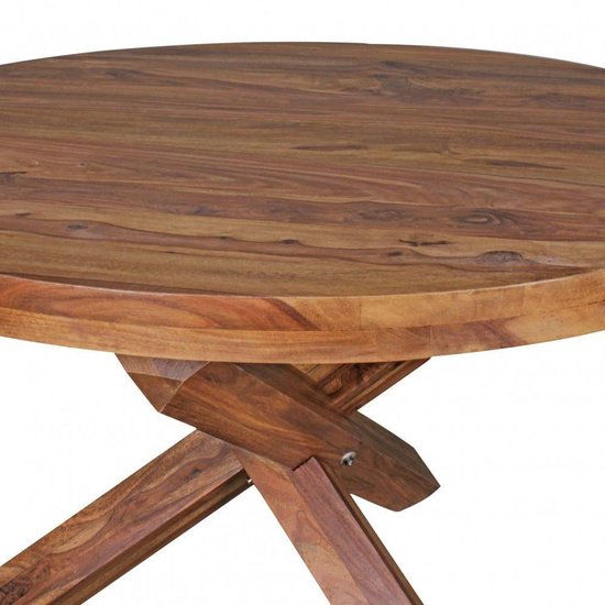 Sky Style Boha Round Dining Table Brown