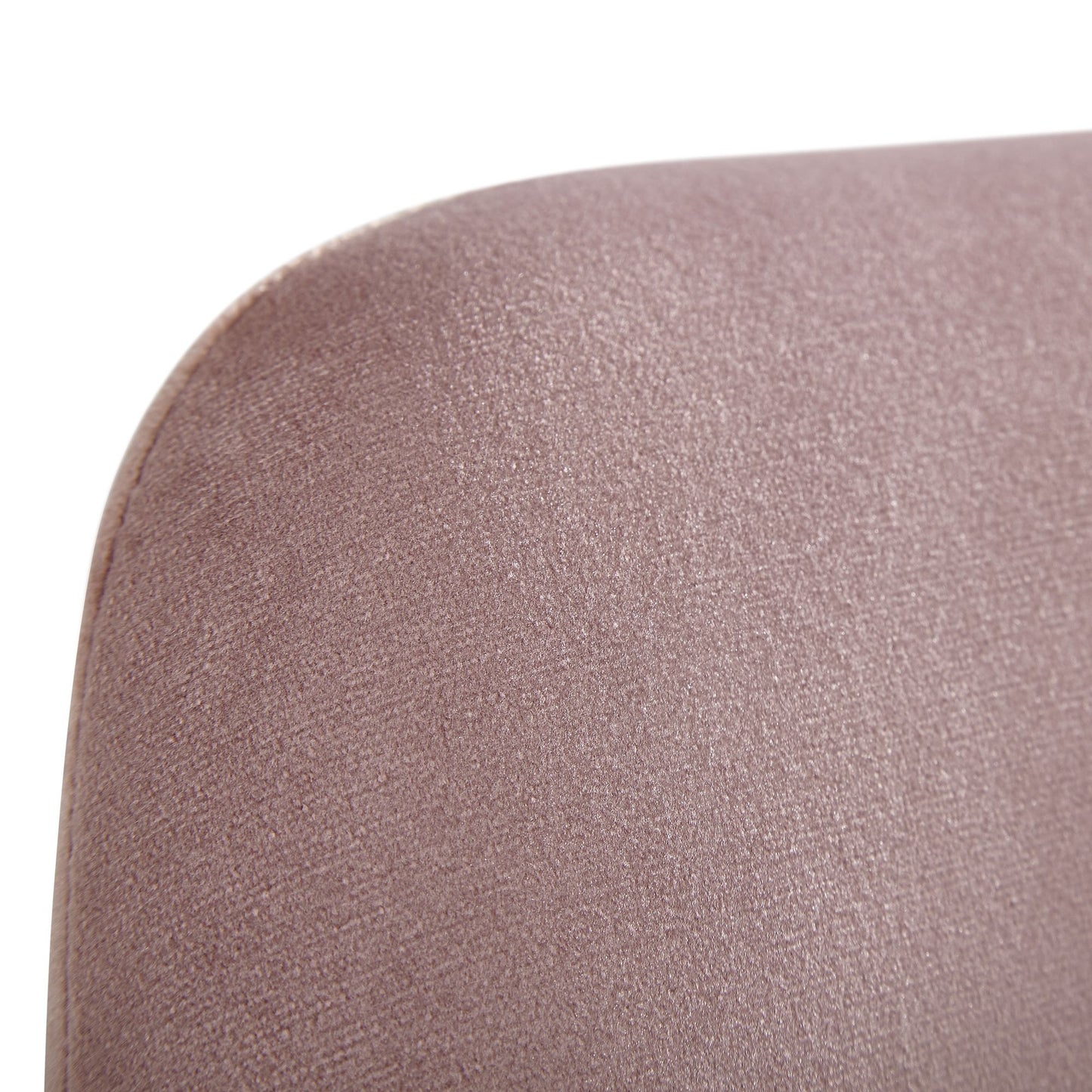 eetkamer set van 2 fluwelen roze keukenstoelen met gouden poten | Schelpstoel Scandinavisch design | Gestoffeerde stoel met stoffen bekleding | Gestoffeerde stoel