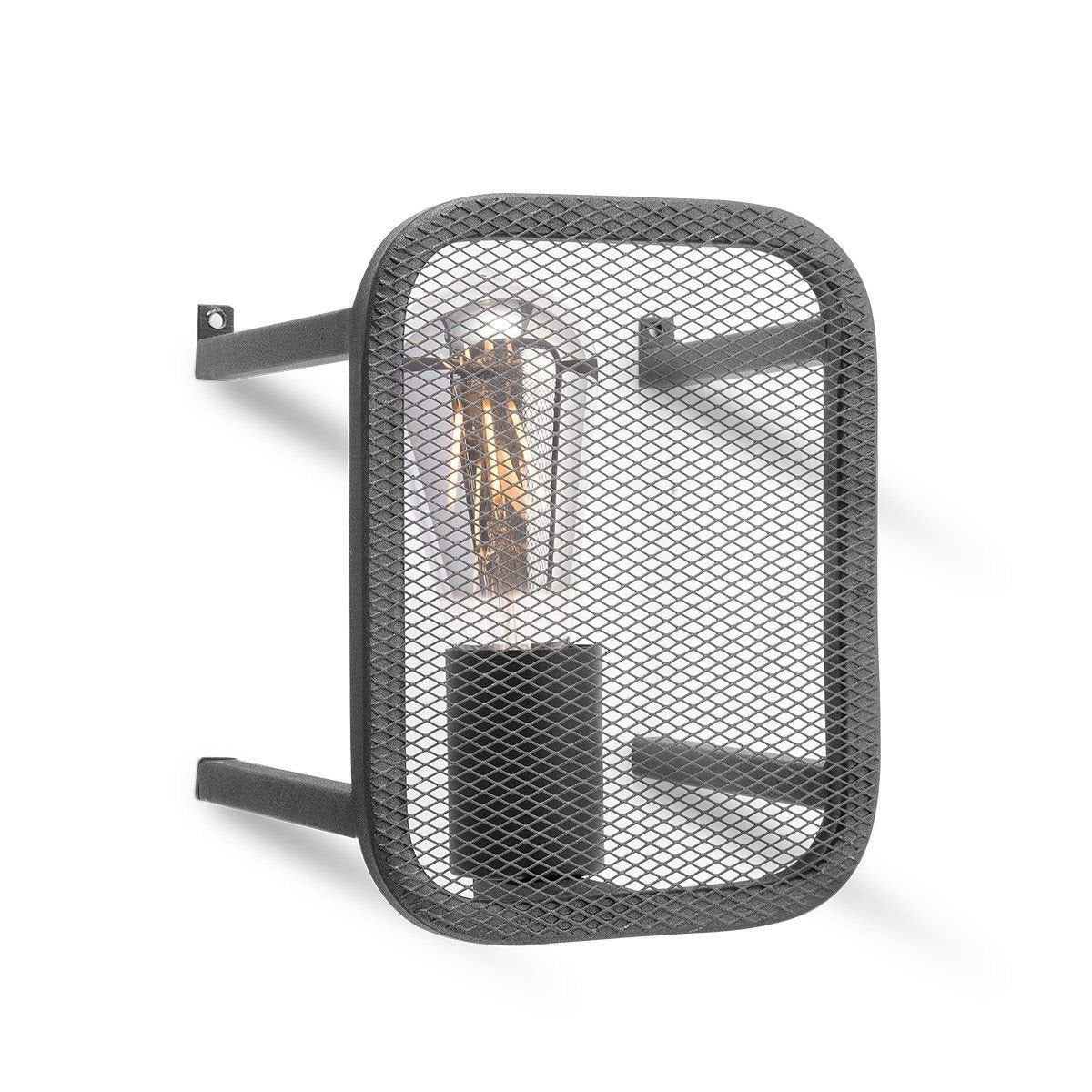 Home Sweet Home Moderne Wandlamp Weave | 15/15/20cm | Zwart | E27