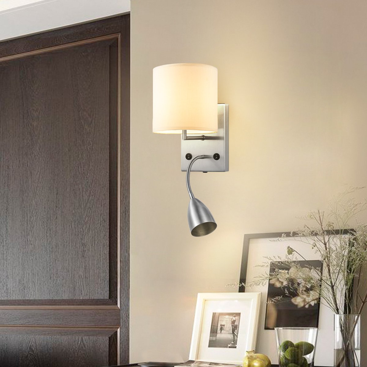 Home Sweet Home Wandlamp - Read, LED Leeslamp, E27, warm wit 16cm