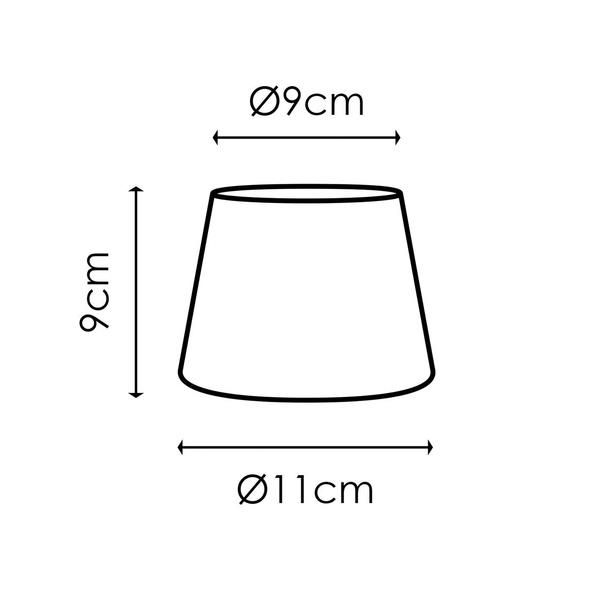 Home Sweet Home CLIP Lampenkap white - 11 x 9 x 9 cm