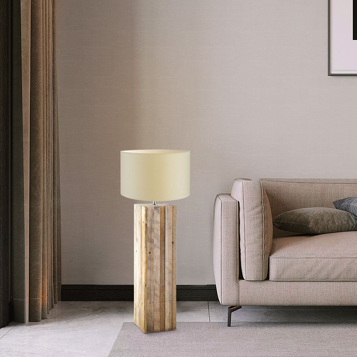 Home Sweet Home tafellamp voet Luxor 19/19/78cm - natuurlijk